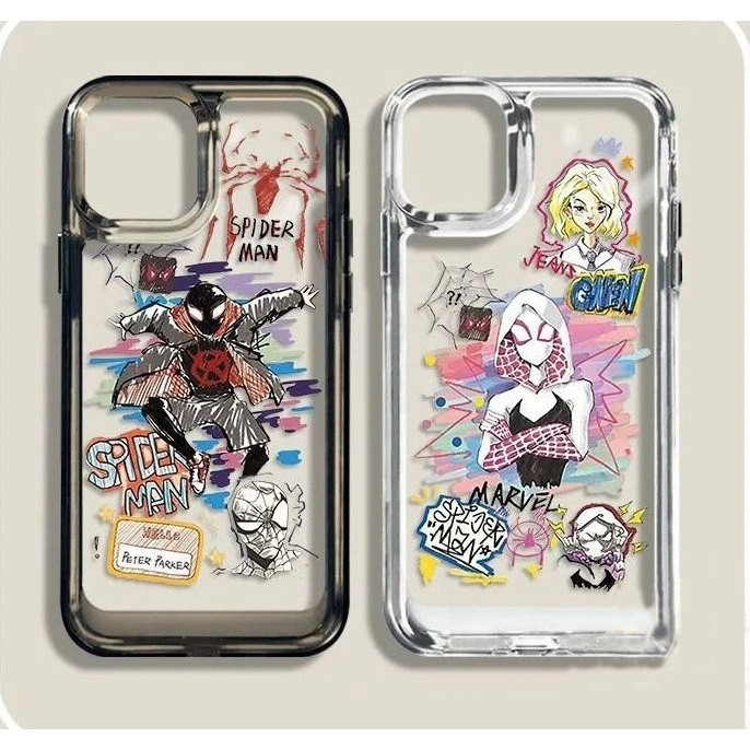 Spider-Man dari Marvel Shockproof Case hp infinix Hot 60 Smart 10 Plus Hot 60i smart 10 note 50 pro 5g Hot 50i Smart 9 itel p55 4g smart 8 pro note 40 pro plus zero 30 note 30 pro 40 Pro 40i 30 20 30i 20s 11 nfc 11 play 10 9 play smart 8 7 6 plus 5g 4g