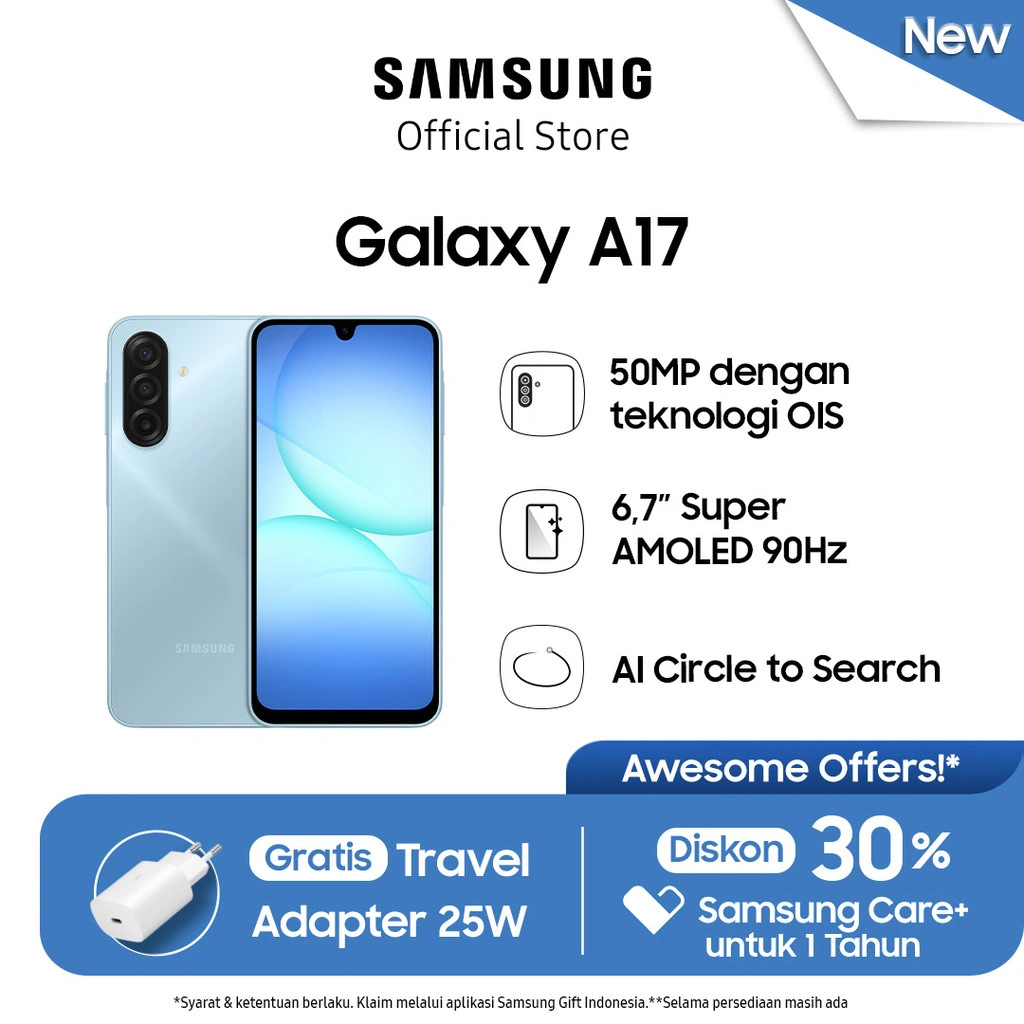 Samsung Galaxy A17 8/256GB - Light Blue