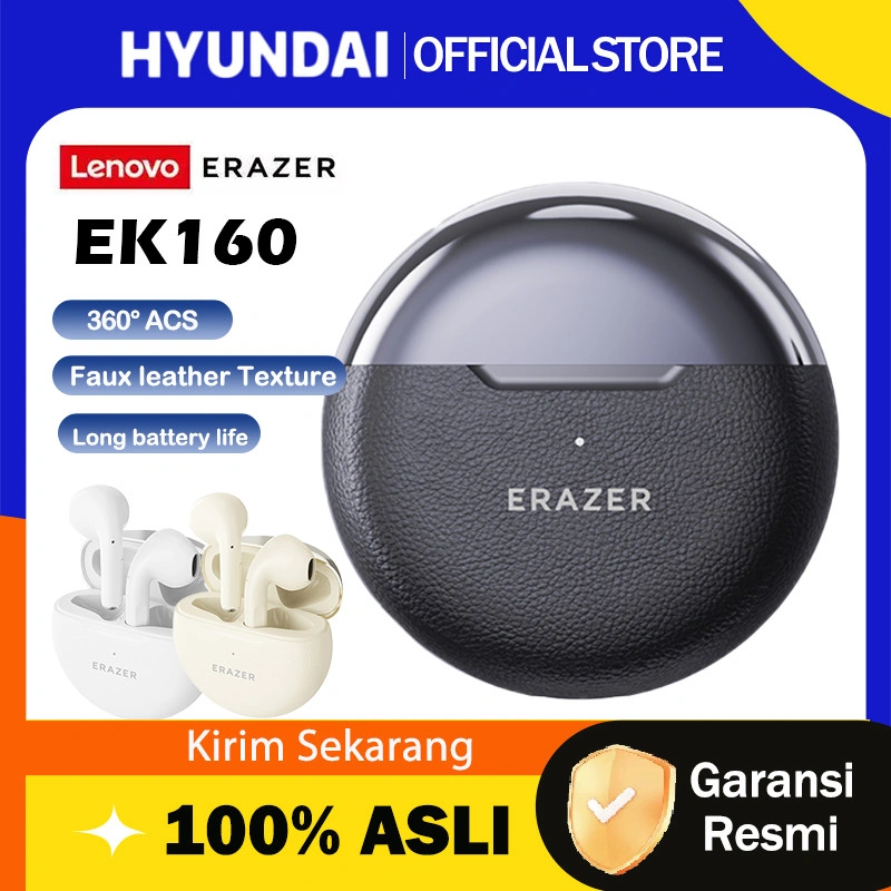 Lenovo ERAZER EK160 Wireless Bluetooth TWS Earbuds Earphone HiFi Sound Stereo v5.4