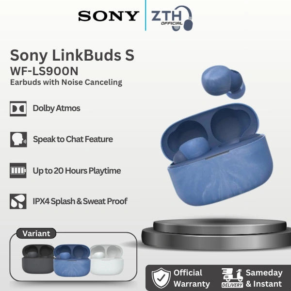 Sony LinkBuds S WF-LS900N WFLS900N TWS True Wireless Earbuds Earphone
