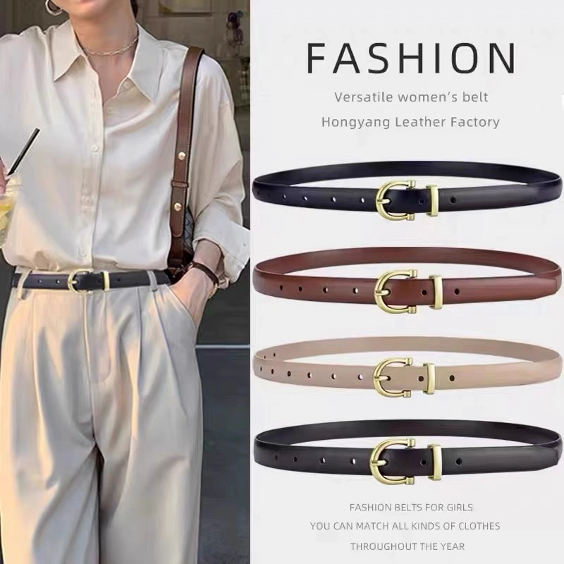 Miss curiosity Ikat Pinggang Wanita Belt Korea Simple Sabuk Import Gesper Kulit "PU"