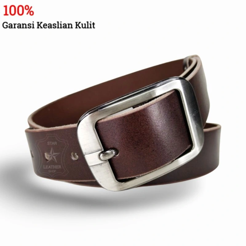 Ikat Pinggang Gesper Pria Sabuk Kulit Asli 100% Original Garut