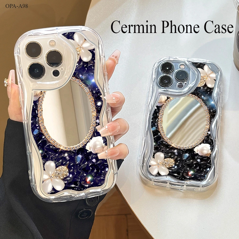 Casing Hp Untuk OPPO A5 A5I A60 A79 A98 A7 A5S A11K A12 A3S A12E A15 A15S A16 A16S A16K A16E A17 A17K A18 A38 A53 A3X A76 A96 A31 A9 A5 A92 A52 A54 A6 A57 A77S A78 A58 A3 Pro 2022 2020 2025 4G 5G Phone Case Softcase Kesing Cover ID19 JZ Cermin 5201