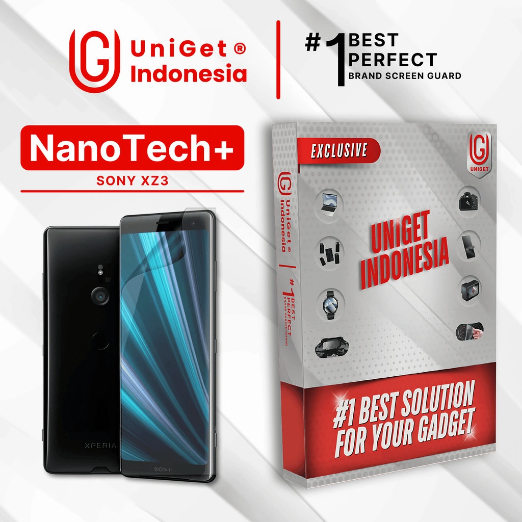 UniGet EPU BIO GENESIS Hydrogel for Sony Xperia XZ3 / Screen Guard (Nanotech+ 100% Recycle) Premium Hidrogel Anti-Scratch Protector Tempered Gorilla Glass 5 6 7 Anti Gores Full Cover Smart Phone Watch Handphone Gadget Tab Laptop Kamera