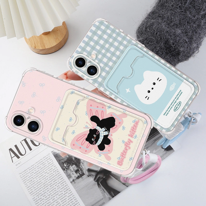 Butterfly Lanyard Card Holder Terbaru Kucing Soft Case Hp Samsung A37 A57 5G A17 5G A07 A13 A04S A56 5G A36 A26 A06 A15 A05 A05S Galaxy A16 A55 A25 A35 A54 5G A73 A34 A53A32 A04E A52S A04S A52 A24 A50 A14 A12 A13 4G 5G M14 4G A23 M12 A50S Couple Casing
