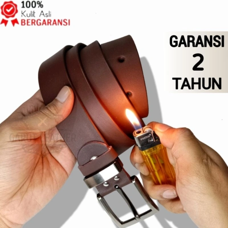Ikat Pinggang Pria Kulit Asli/Sabuk Kulit Pria/Gesper Kulit Asli/Belt Kulit Garut