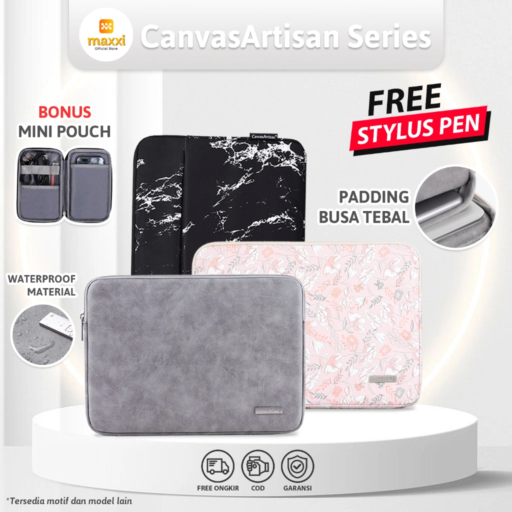 Sleeve Aesthetic MacBook M1 M2 M3 Air 13 14 15 inch Premium Tas Laptop Macbook Pro Air Universal Sleeve 11 12 13 14 15 inch Laptop Cover Asus HP Macbook Dell Lenovo Acer Msi Infinix Xiaomi Huawei Chuwi Surface Case Casing Kesing Pouch Pel