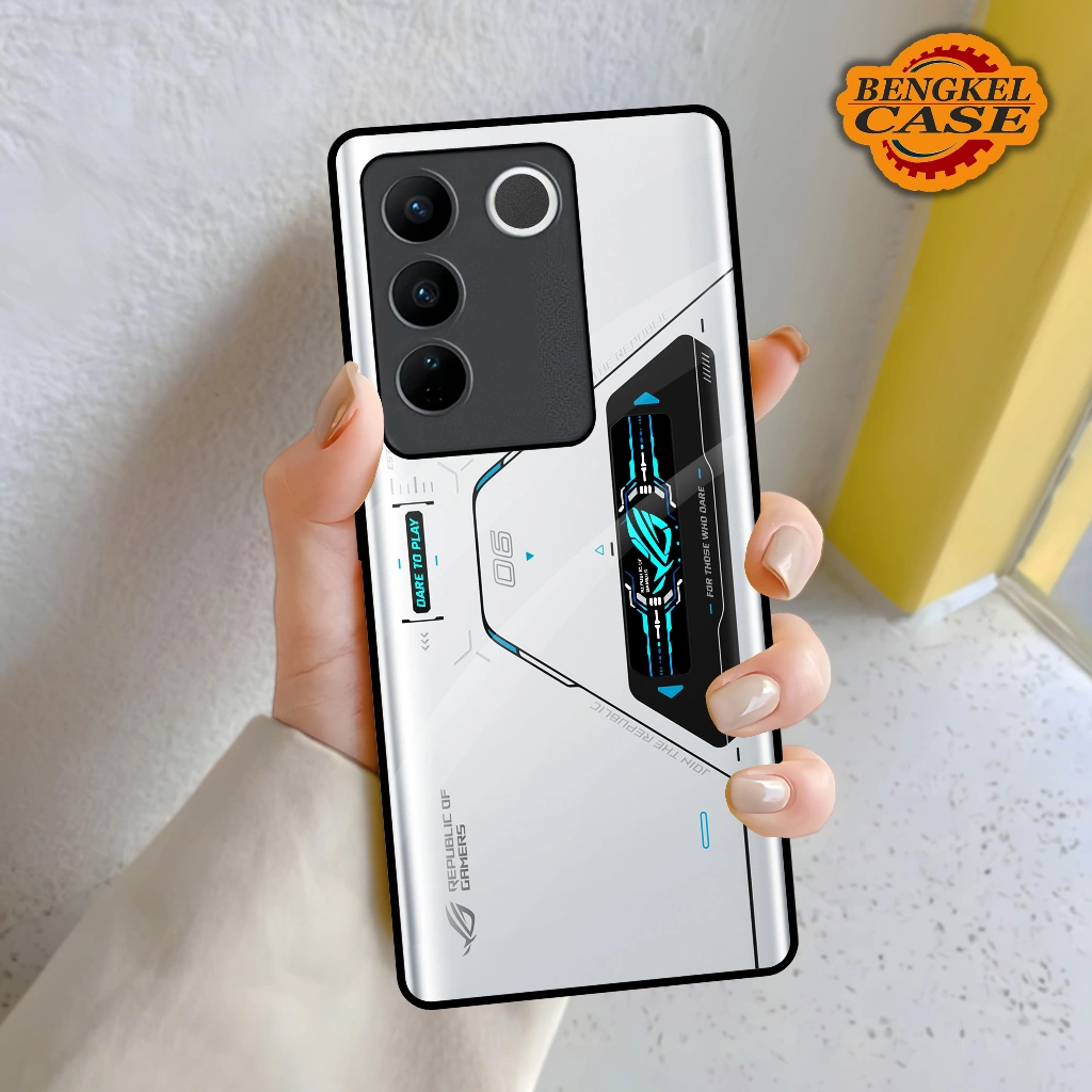 (BS43) Softcase Kilau Vivo V27 | V27 Pro | V27e | Casing Hp Vivo | Pelindung Smartphone | Bengkel Case | Rog