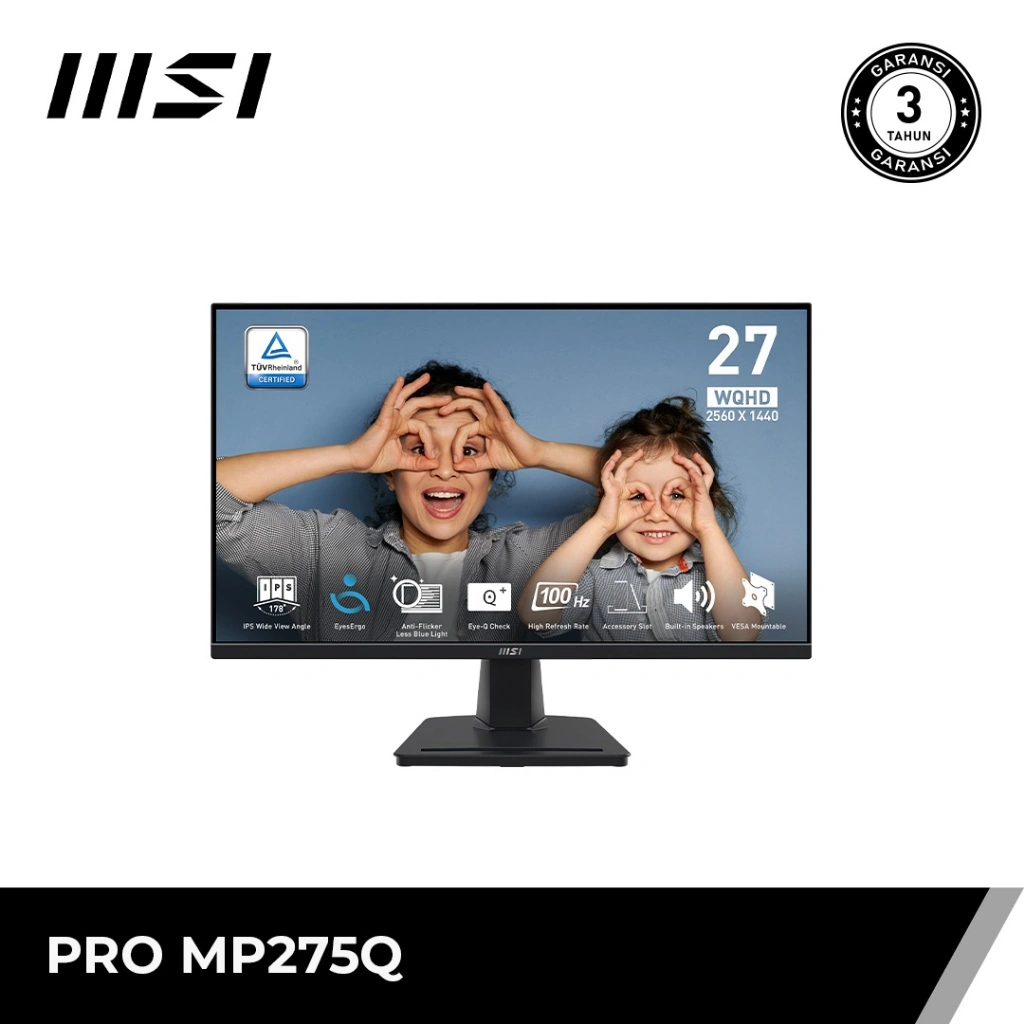 MSI Monitor LED IPS Pro MP275Q 27”Inc
