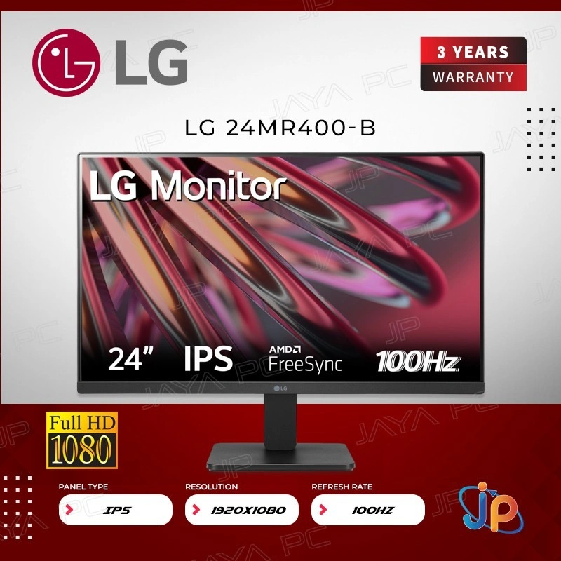 Monitor LG LED IPS 24MR400/ LG 24MR400-B - Full HD 24" Inch
