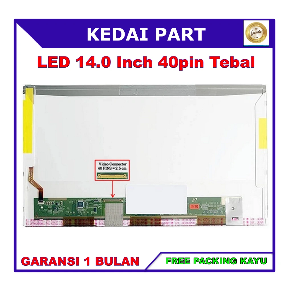 LCD LED HP Elitebook 8440P 8440W 14.0 Inch 40 Tebal
