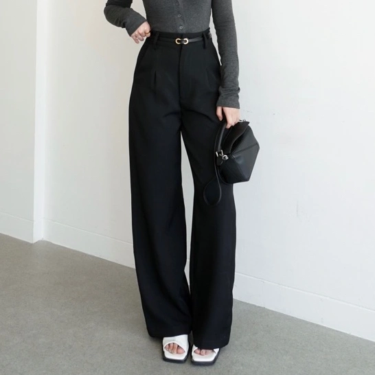 SYAFIYYA - Celana Kulot Wanita Panjang Highwaist Loose Pants Long Trousers  Celana Wanita Wide Pants