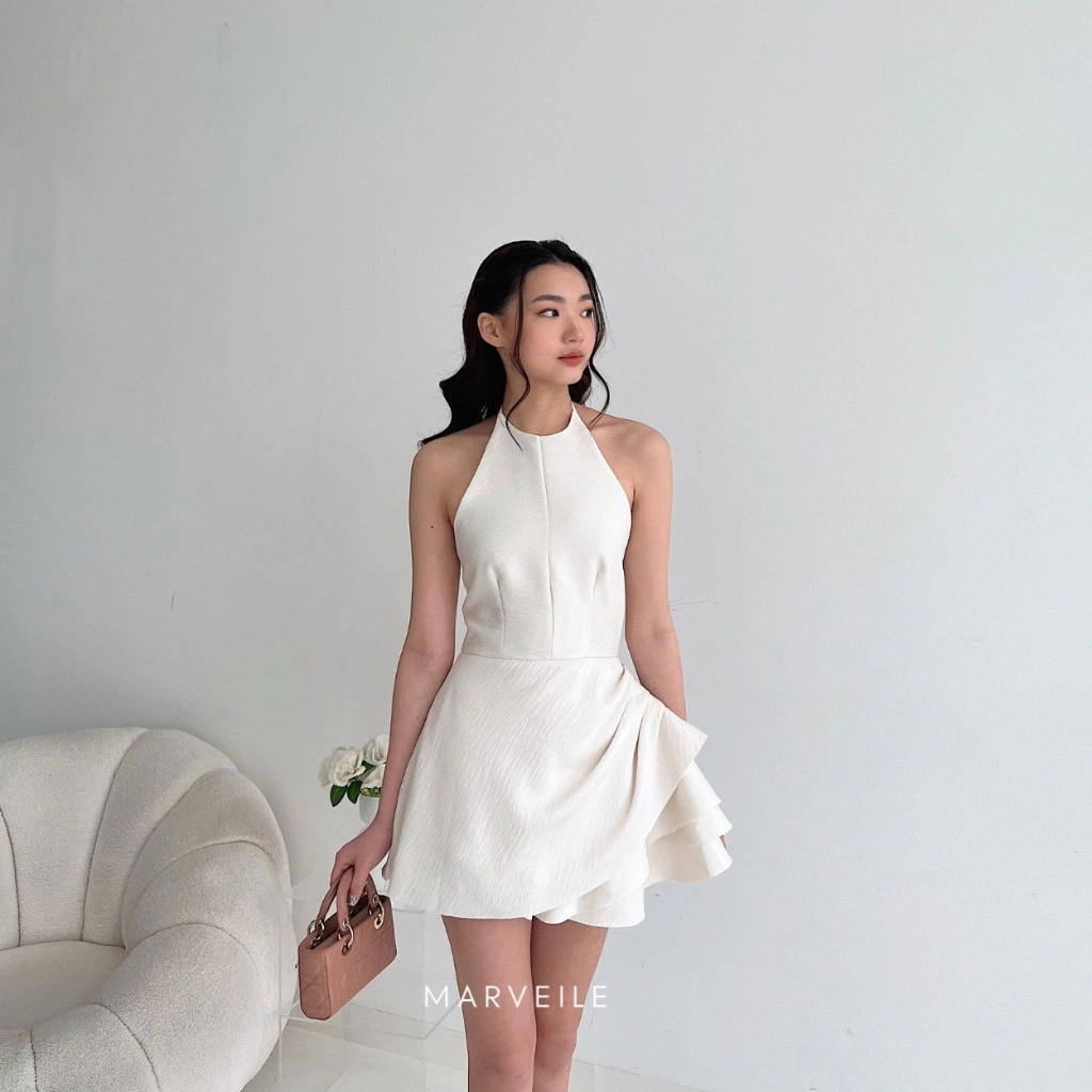 [ Marveile ] Noir Jumpsuit Dress / Jumpsuit Dress Wanita