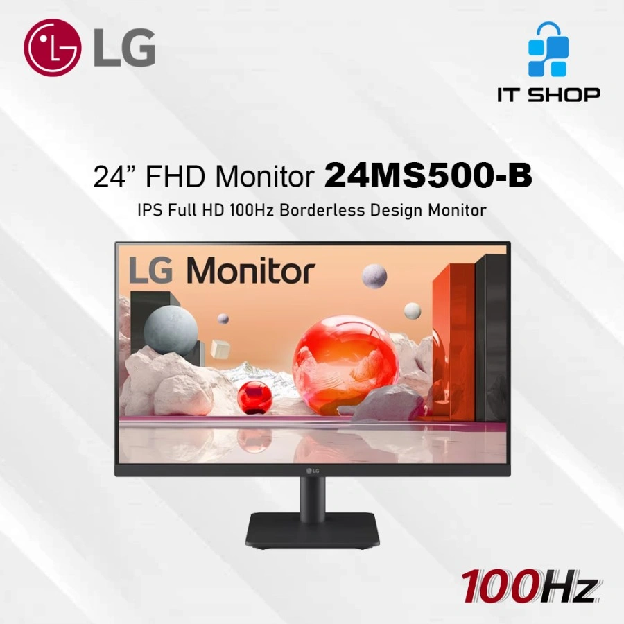 LG 24" IPS FHD Monitor 24MS500-B 100Hz - TKDN