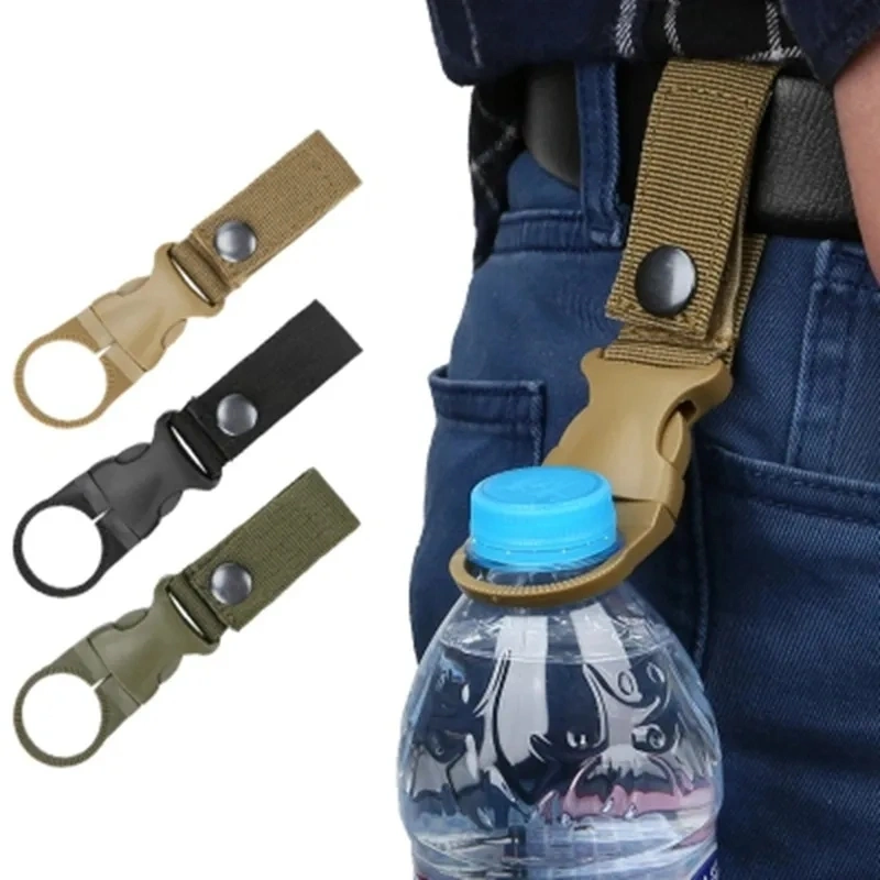 Carabiner Gantungan  Pengait Botol Air Minum Mineral Buckle 3 Warna Lengkap
