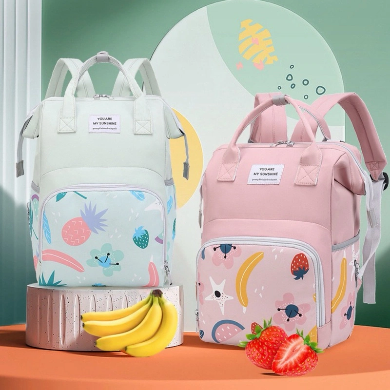 TAS BAYI 6023 - Ransel “Buah Y.A.M.Sunshine” Tas Perlengkapan Travel Bayi Tas Diaper Bag Tas Ibu Bayi - H