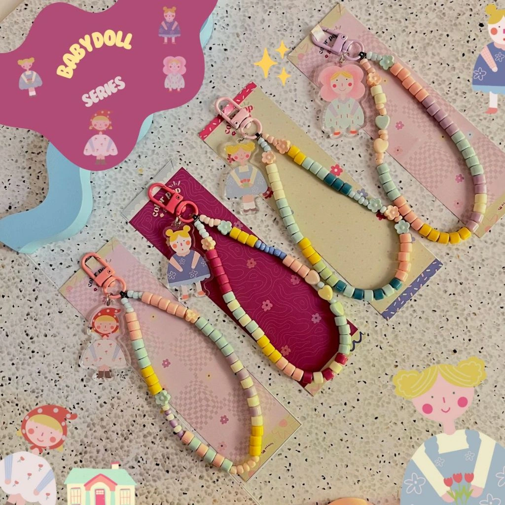 Baby Doll Phone Strap | Bag Chain |Key Chain | Gantungan Hp