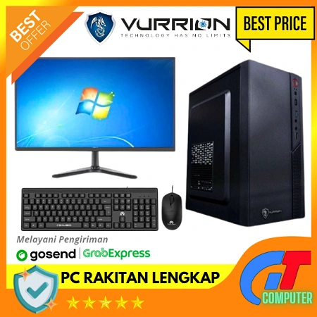 PC Lengkap Intel core i5 3470 / SSD 128 GB / DDR3 8GB / Monitor 19 inci