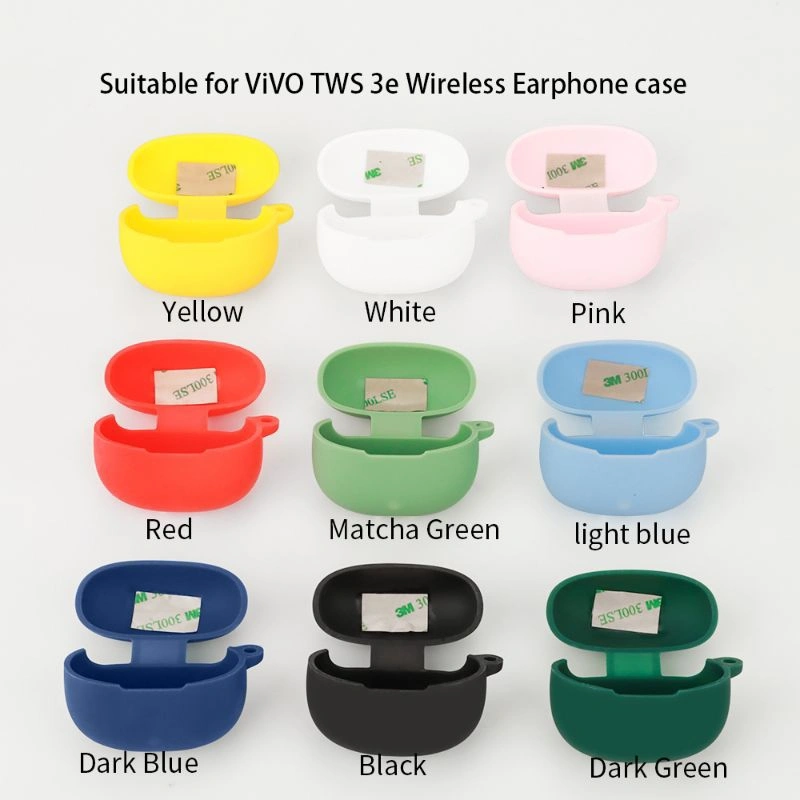 Case Casing Silicone Cover Protective Vivo TWS 3e /iQ00 buds 1e / iQOO buds 1i + Carabiner