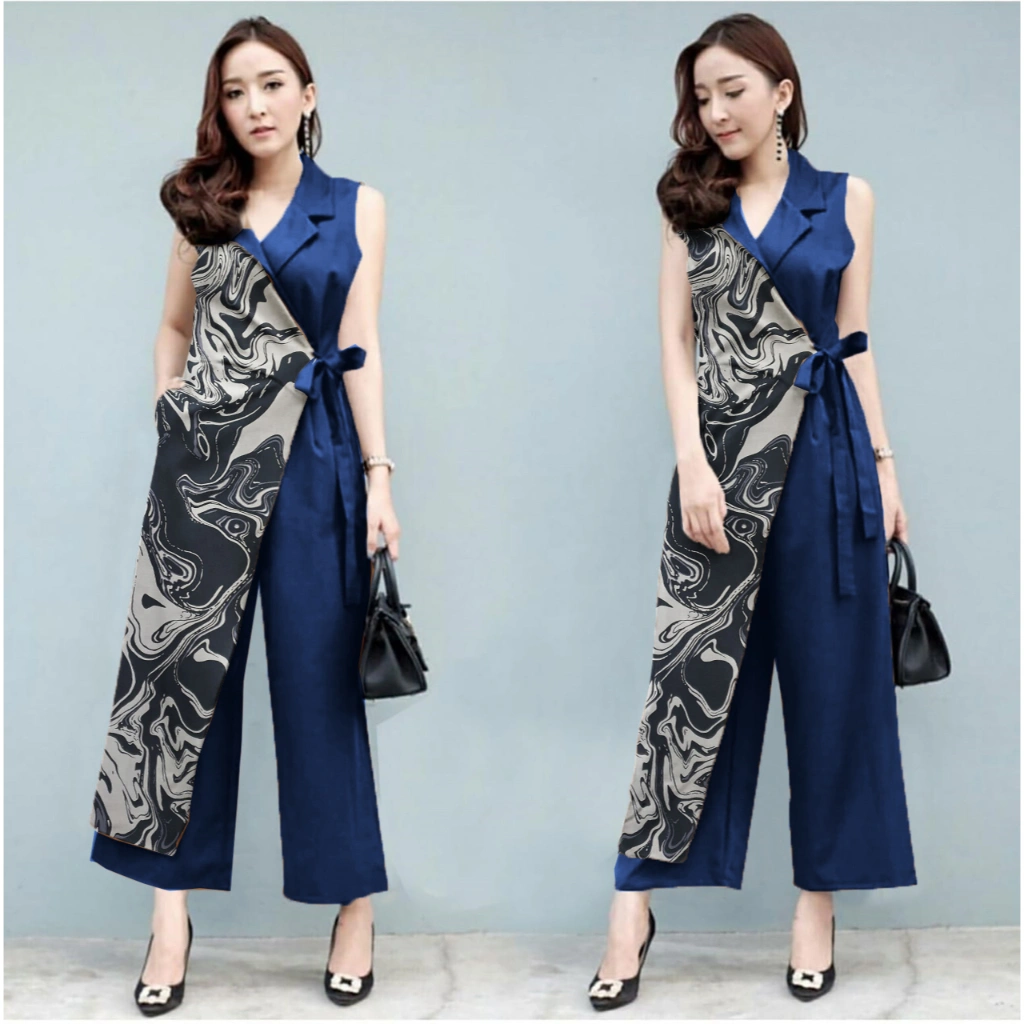 FWG - JUMPSUIT MADEE / JUMPSUIT BATIKA / JUMPSUIT / JUMPSUIT WANITA TERBARU / OVERALL JUMPSUIT