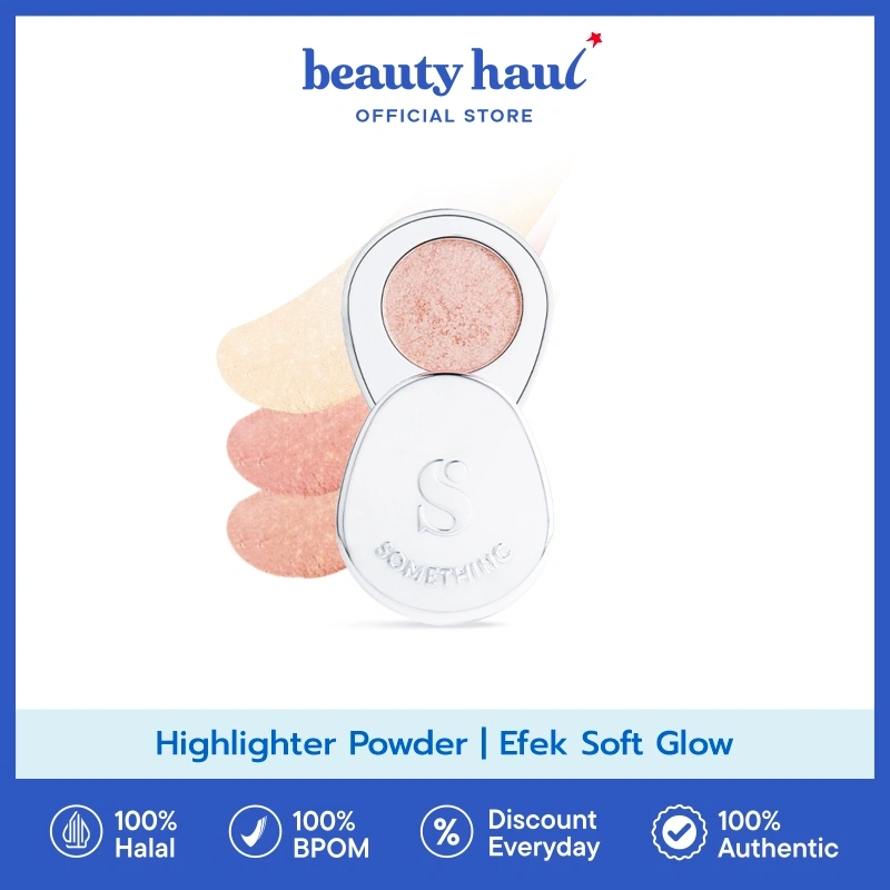 Somethinc Immortal Highlighter – Highlighter Makeup Glow, Tahan Lama, Shimmer Natural untuk Tampilan Glowing & Fresh Look