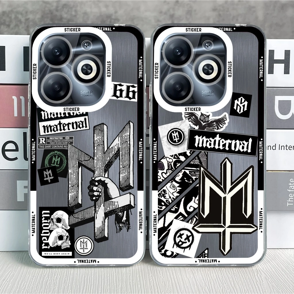 Case Infinix Smart 8 - Smart 8 Pro - Tecno Spack 20 - Spack 20c - Hot 40i Dan Itel P55 4G Casing Bening Transparan - Bisa Untuk Tipe Hp Lain JYD-01