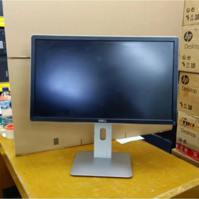 MONITOR LED DELL 22 INCH WIDE RESOLUSI FULL HD 1920X1080 KAKI NAIK TURUN BISA DI PUTAR