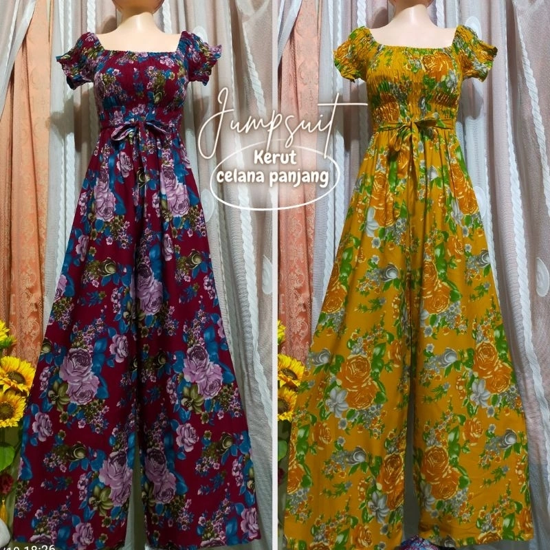 Jumpsuit Sabrina celana panjang //Jumpsuit Sabrina