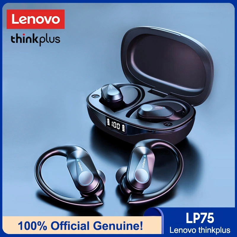 Lenovo Thinkplus LP75 OWS Earphone Bluetooth 5.3 Sport Headset IPX5 Waterproof HIFI Stereo Sound With Mic