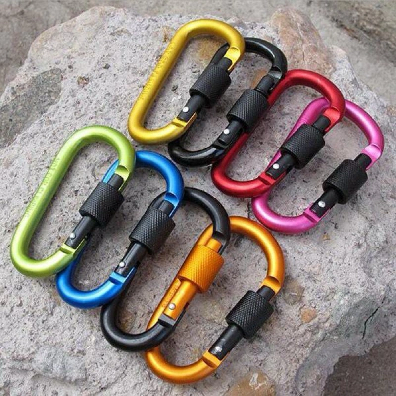 Gantungan Carabiner Aluminium Quickdraw Karabiner 6 Warna Lengkap