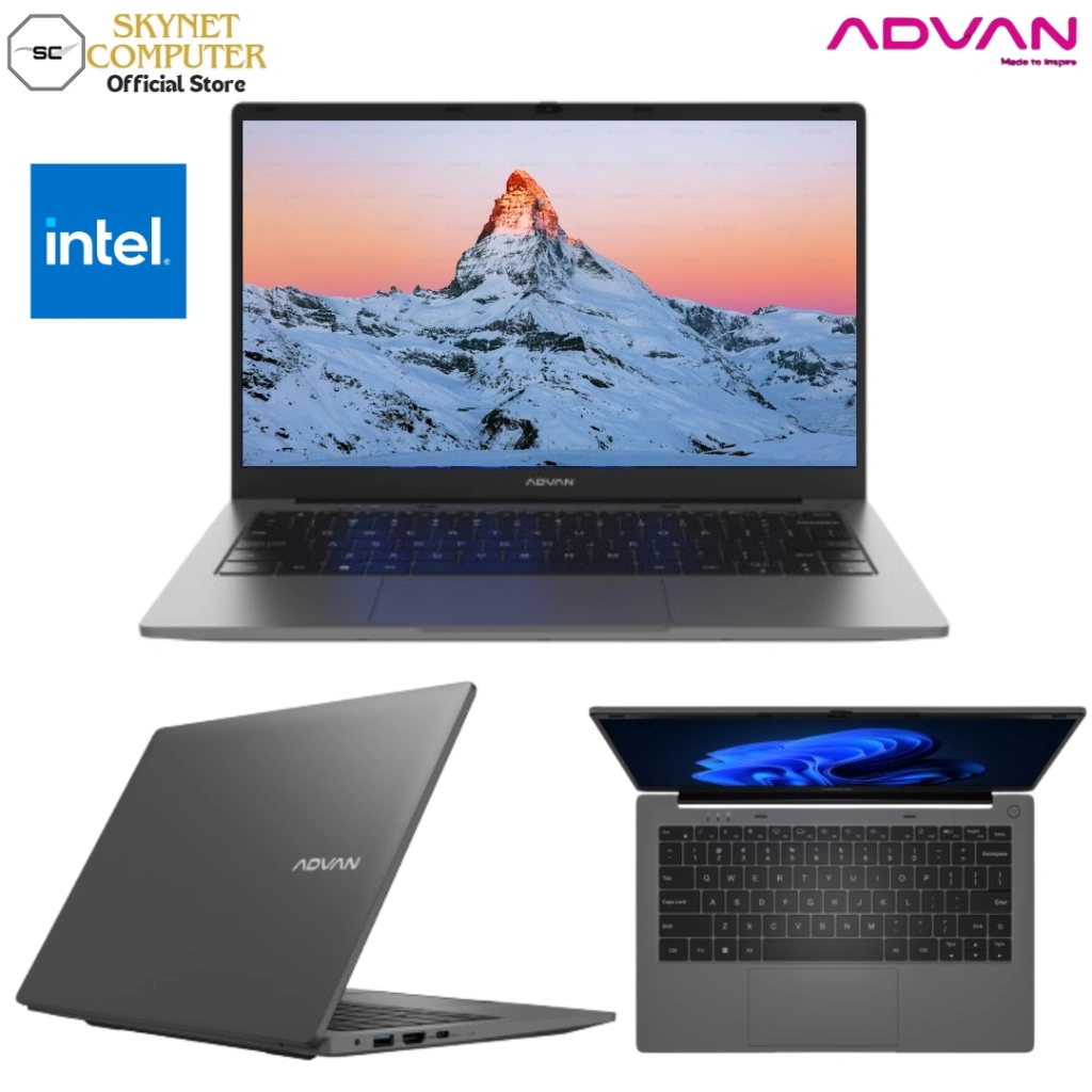 ADVAN TBook Intel Celeron N100 4 Core RAM16GB SSD1TB 14'' Hd Windows 11