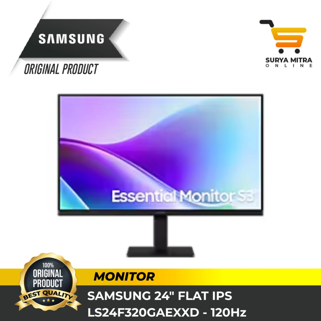 Monitor Samsung LED 24"  S24F320 - LS24F320GAEXXD/ 27" S27F320 - LS24F320GAEXXDFHD IPS 120Hz