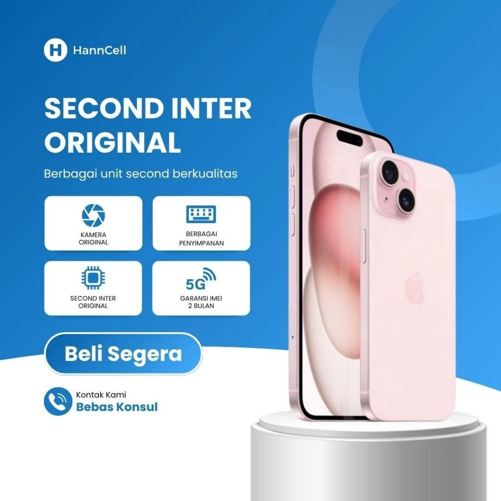 IP 15 SERIES SECOND INTER 128GB/256GB