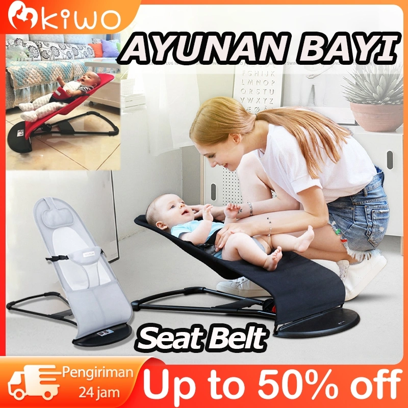 Bouncer Bayi Kursi Ayunan Bayi Lipat/Baby Bouncer Infant Seat Tempat Tidur Bayi Goyang