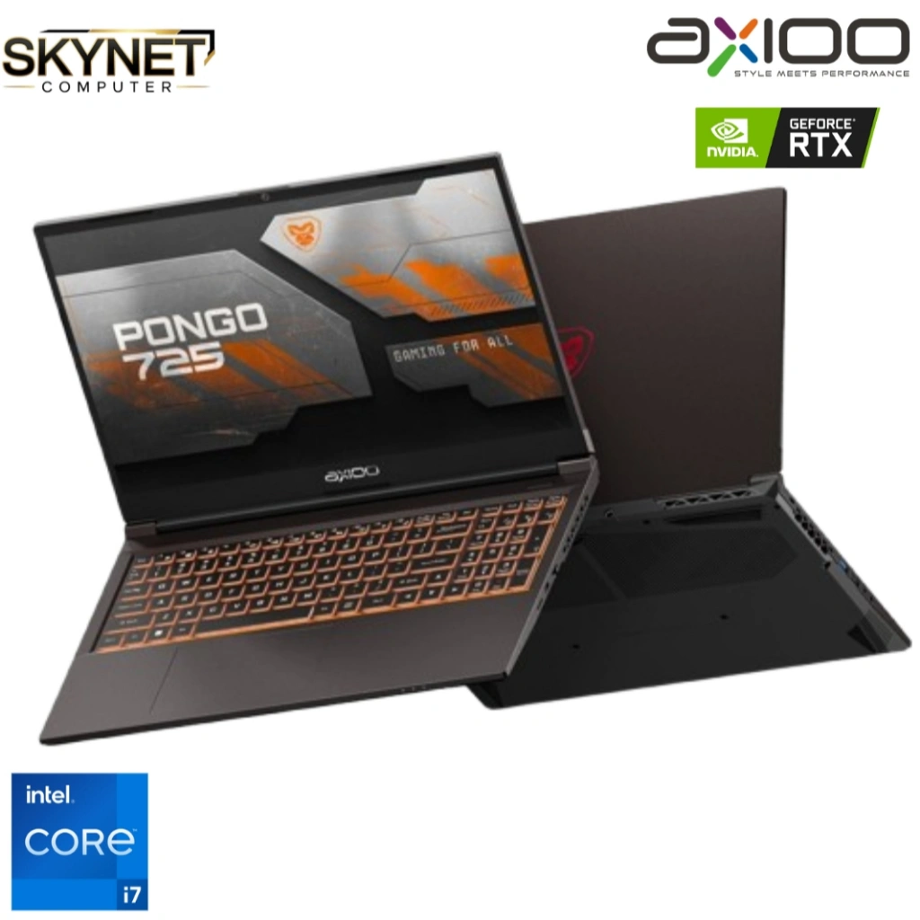 AXIOO Gaming Pongo 725 v2 Intel Core i7 13620H RAM32GB SSD2TB 15.6 Ips 144Hz RTX2050 Windows 11 Pro