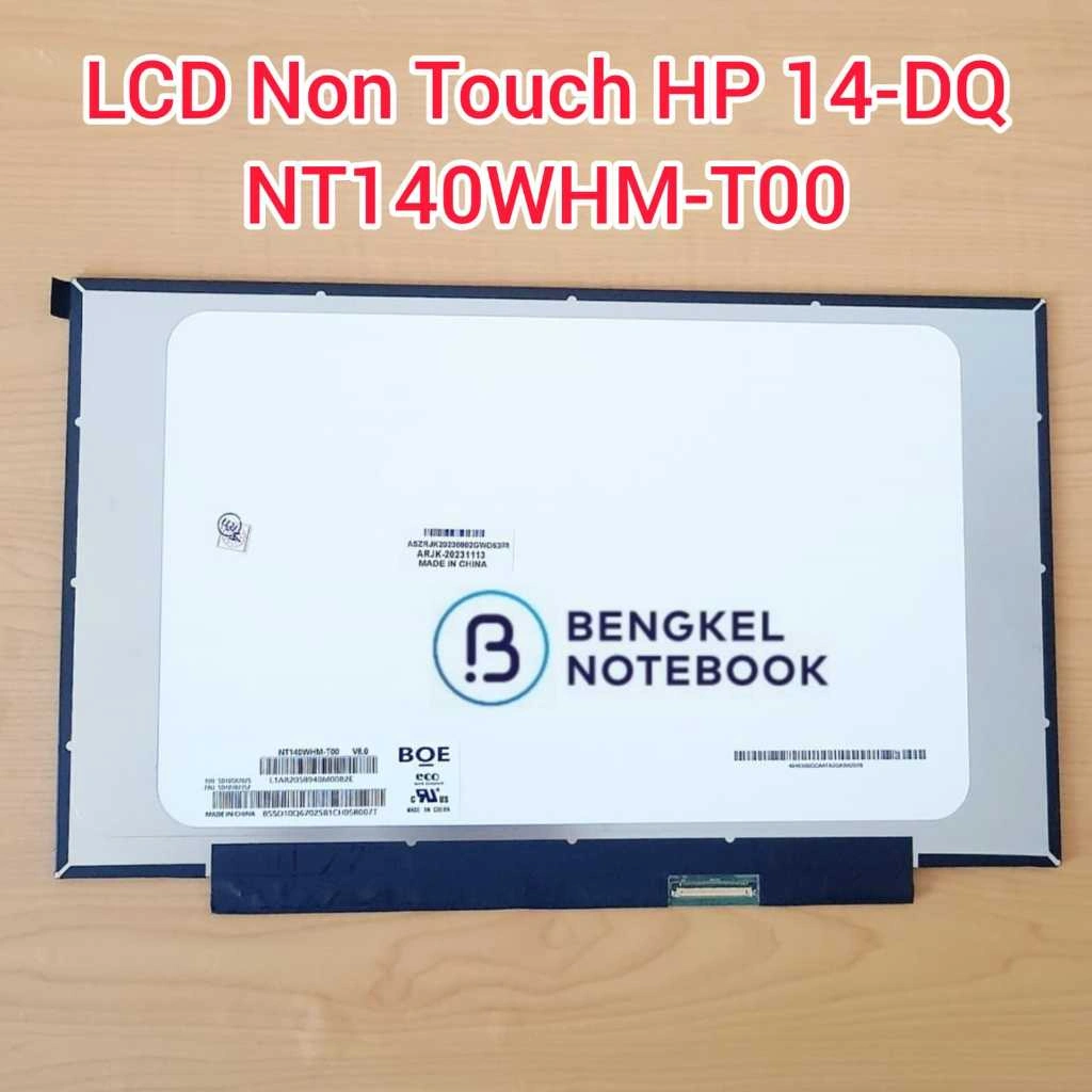LCD Non Touchscreen HP 14-DQ NT140WHM-T00 B140XTK02.0 1366X768 HD 40pin