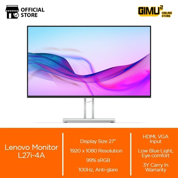 Lenovo Monitor L27i-4A 27" IPS 100Hz
