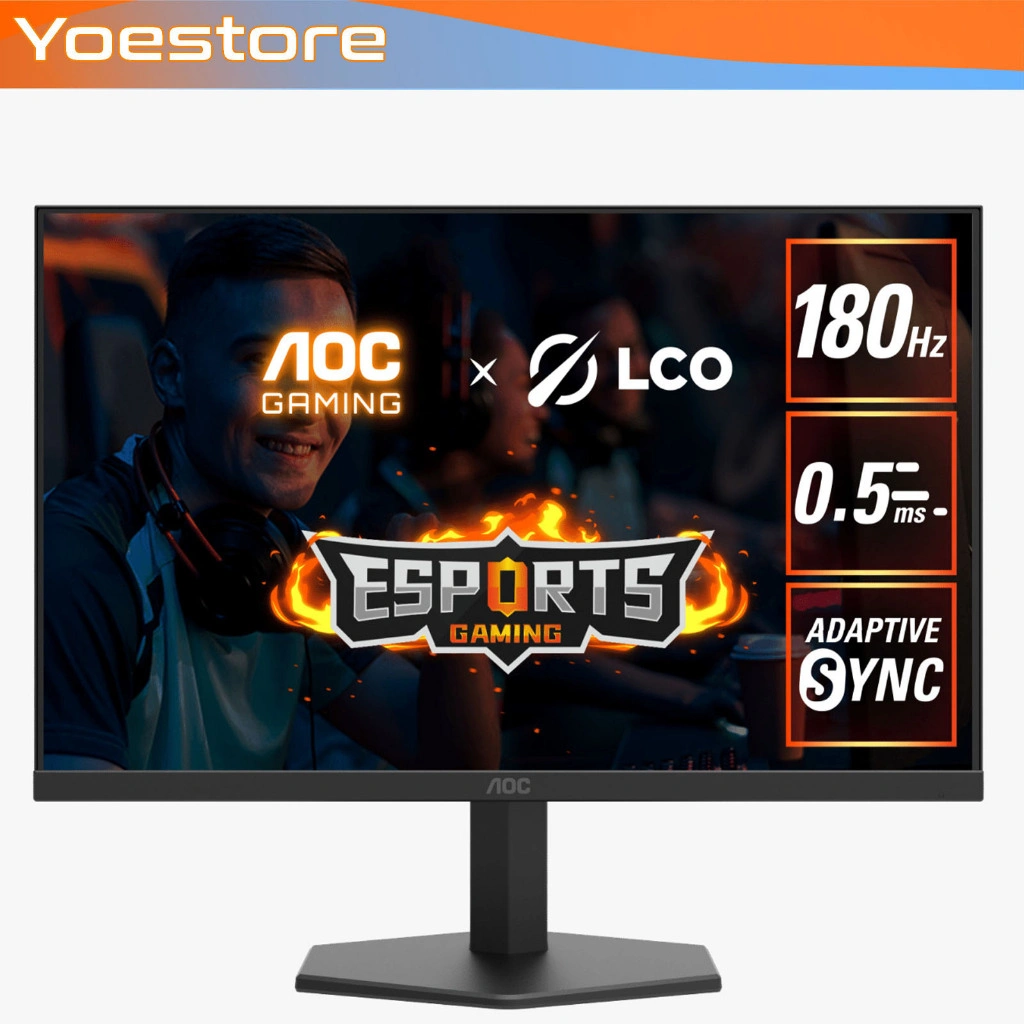 Monitor LED AOC Q27G11E 27" Fast-IPS QHD 2K 1440p 180Hz HDMI 2.0x1 DP 1.4x1 0.5ms HDR10