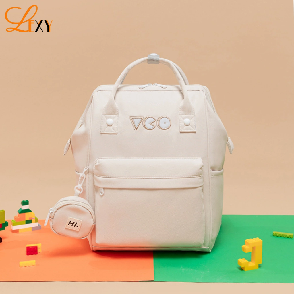 LEXY 2 in 1 Tas Ransel Sekolah Wanita Tas Sekolah Korean Style Kuliah Cewek Backpack Laptop 14 inch