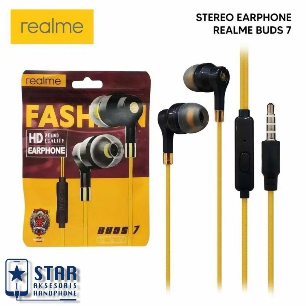 Headset Handsfree Earphone REALME BUDS 7 Stereo