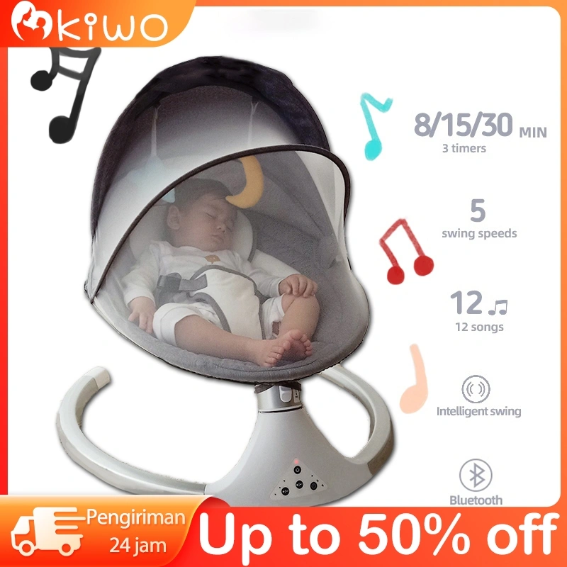 Ayunan Bayi Otomatis Elektrik Baby Swing Listrik Lipat