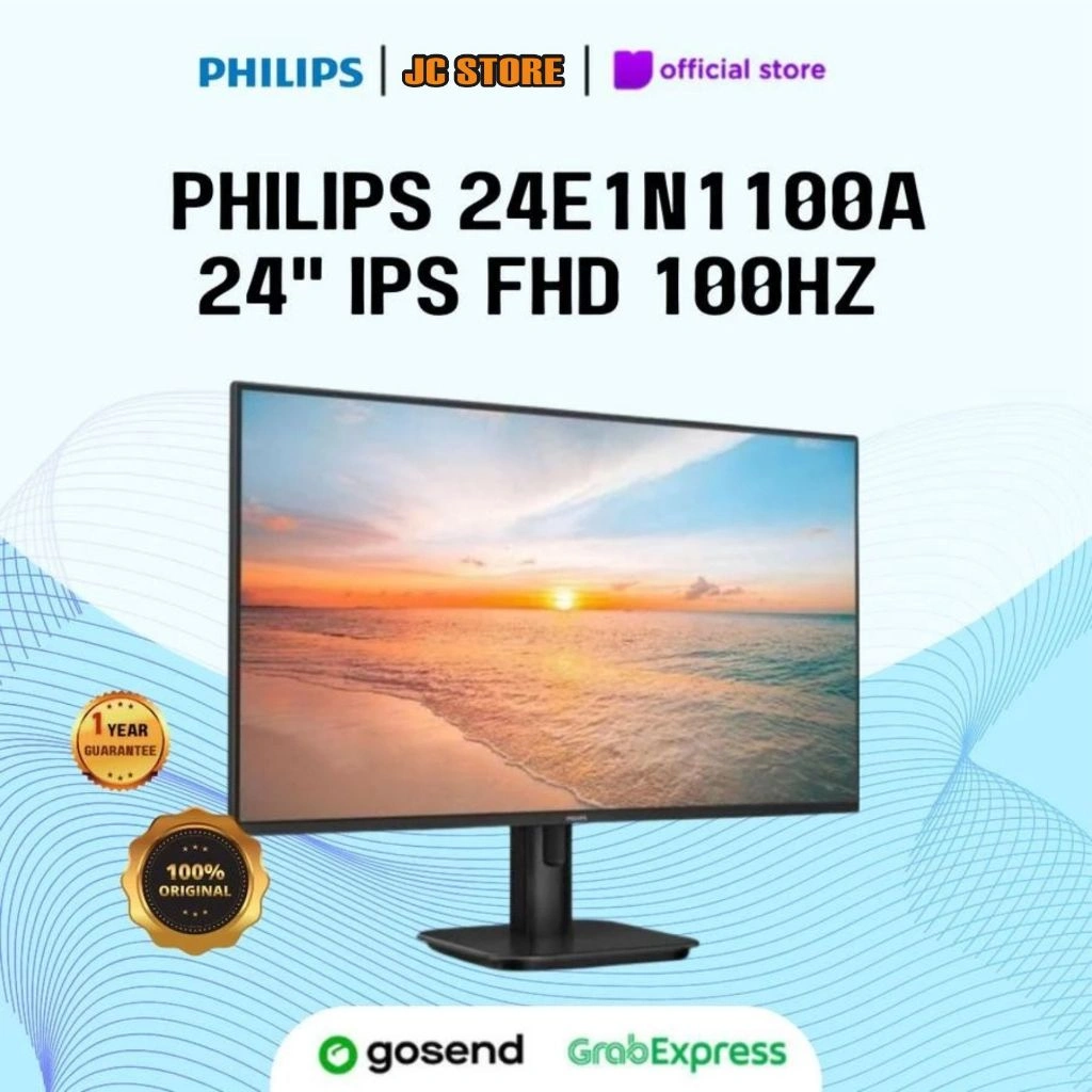 Monitor Philips 24E1N1100A 24" IPS FHD 100Hz Built-in Speaker Adaptive Sync