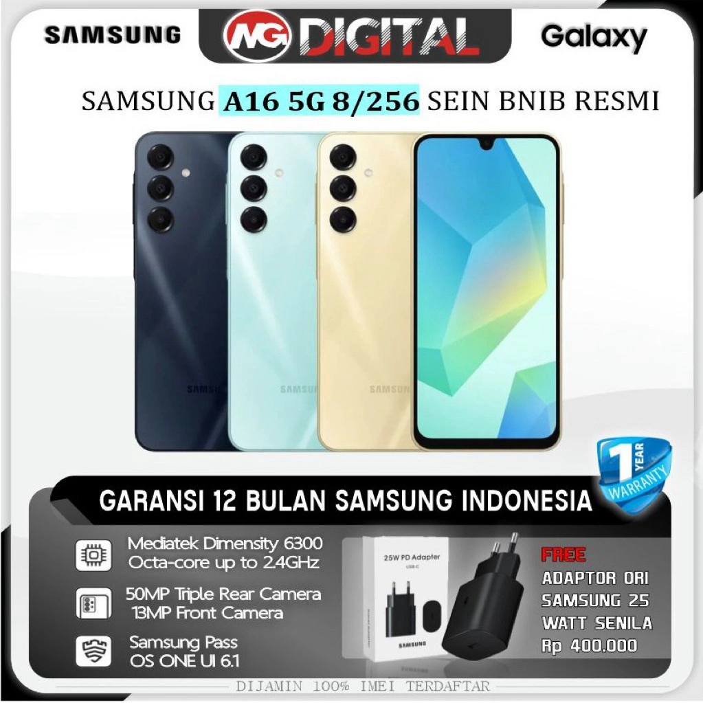 Samsung Galaxy A16 5G 8/256 GARANSI RESMI SEIN
