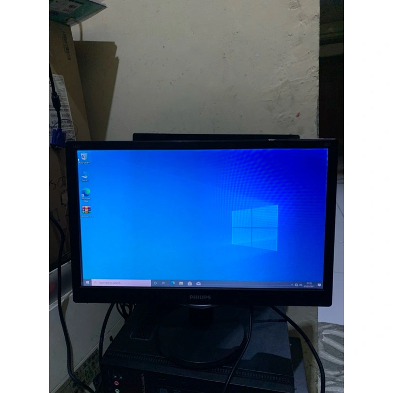 monitor mines garis halus layak Pakai merek random 15,16,17 inchi
