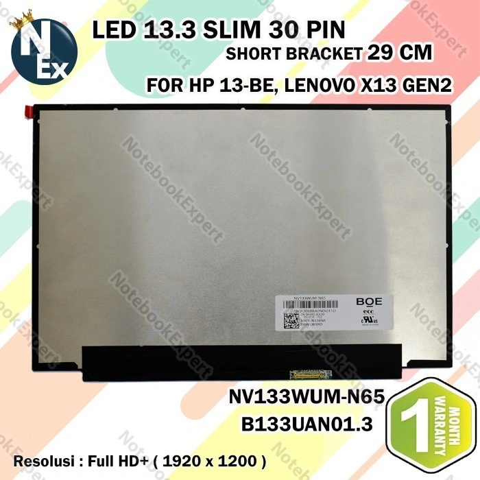 Led Lcd HP Pavilion Aero 13-BE Full HD WUXGA 16:10 B133UAN01.3 NV133WUM-N65