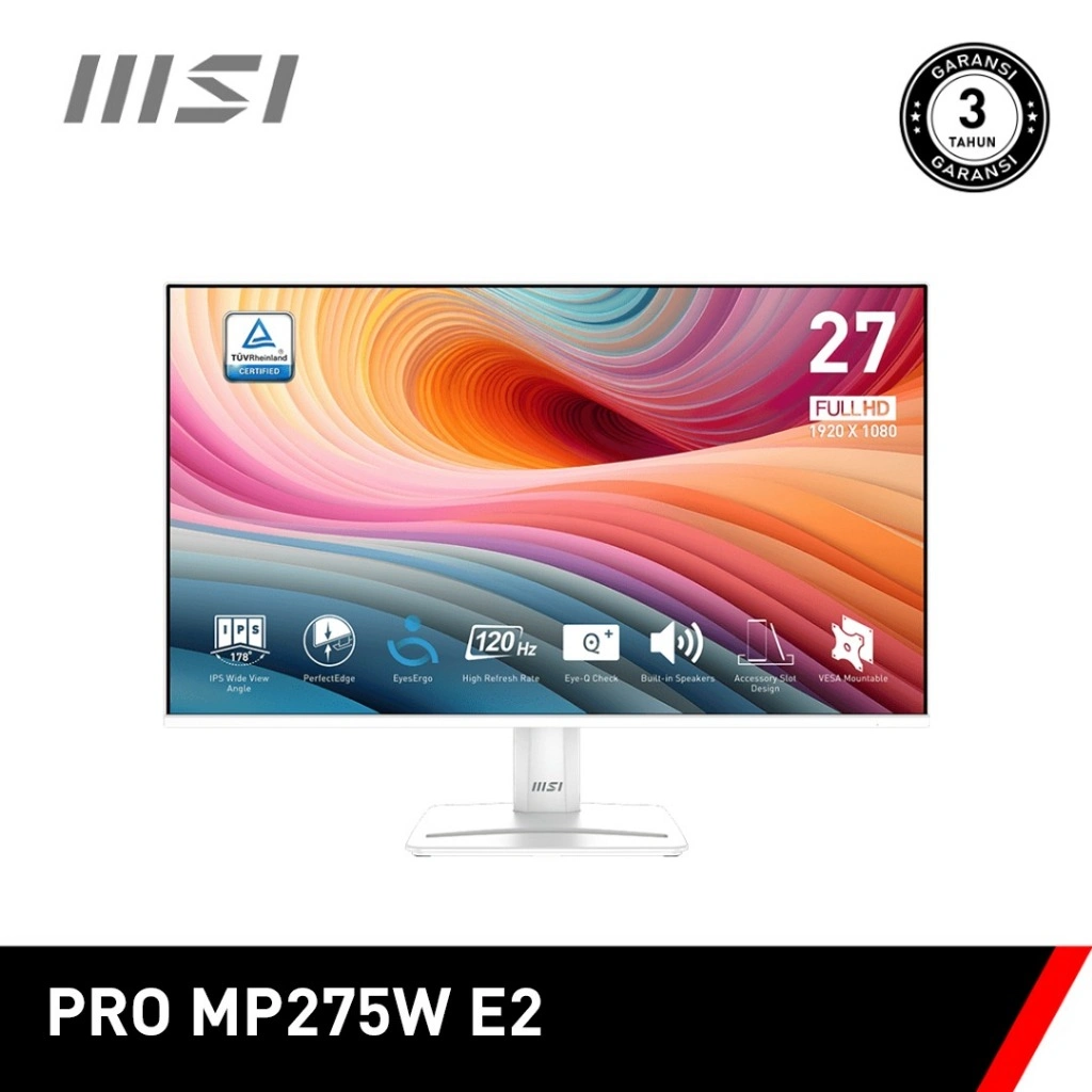 MSI Monitor LED PRO IPS MP275W E2 - Full HD 27"Inc