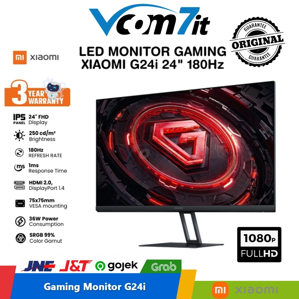Xiaomi Gaming Monitor G24i LCD Fast IPS Full HD 1080p 180Hz 1ms sRGB 99% 2026