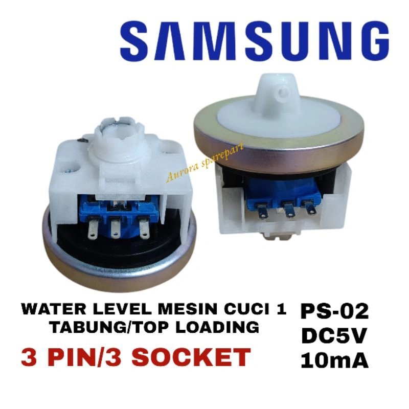 Water level 3 Pin/ 3 Socket sensor air mesin cuci Samsung 1 Tabung/Top Loading produk High quality