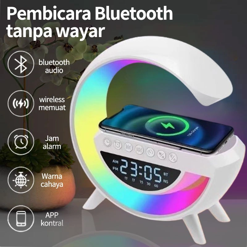 Baru Lampu Speaker Bluetooth LED Wireless/Mini Speaker RGB Bluetooth Speaker 2in1 MultiFunctional