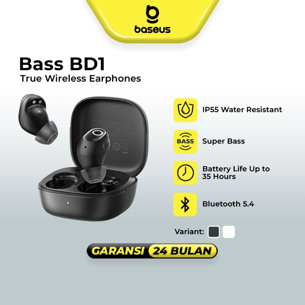 Baseus Bass BD1 Mini TWS True Wireless Earbuds Bluetooth Earphone